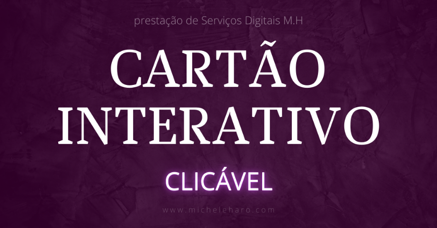 Freelancer Cartão Digital Interativo